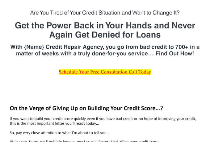 create high converting sales copy with professional copywriting